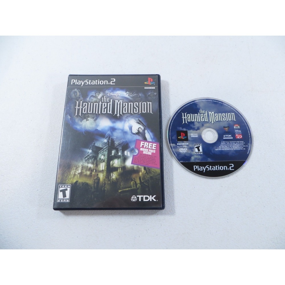 Disney's The Haunted Mansion Sony Playstation 2 PS2 2003 No Manual TESTED